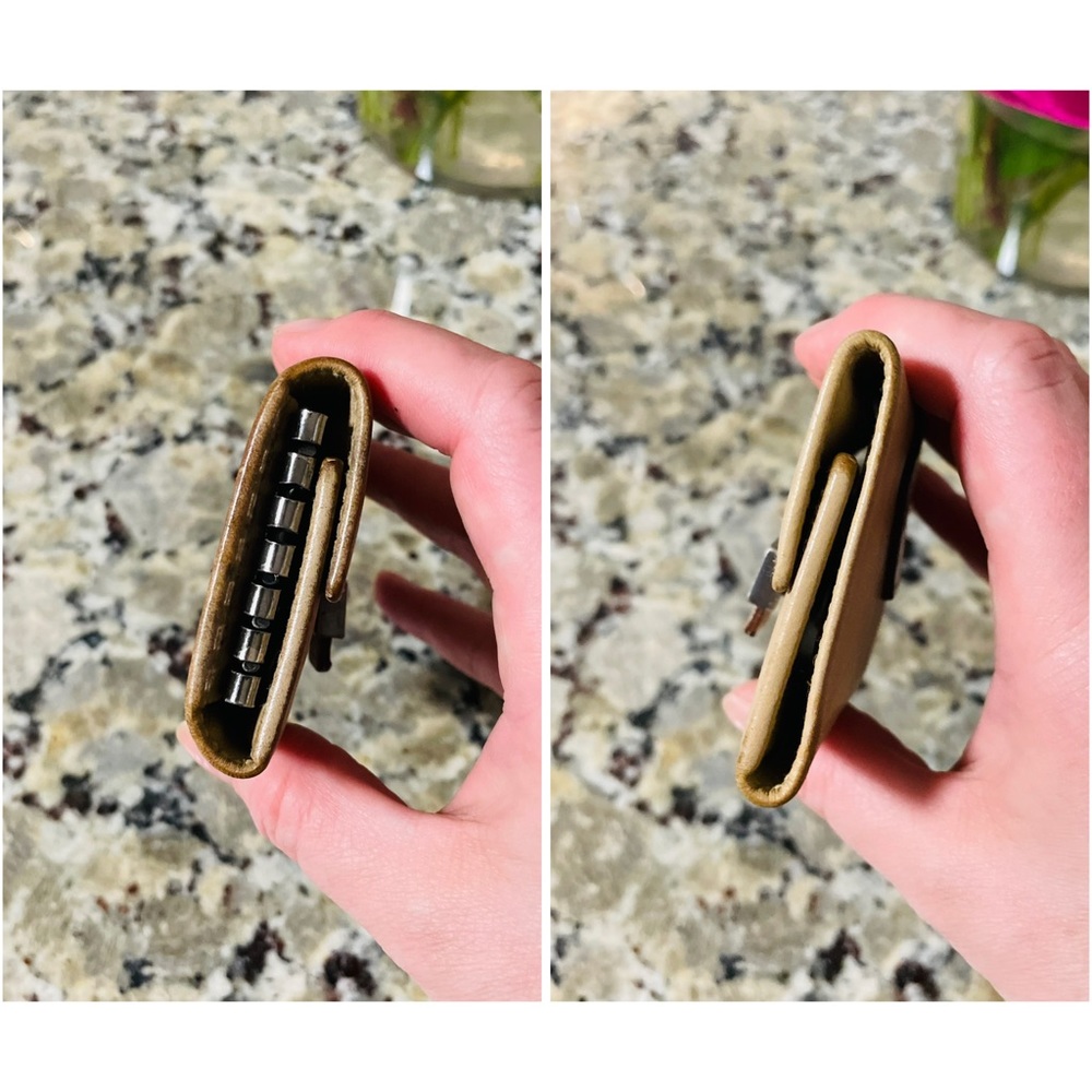 GUCCI Tan Leather Key Wallet 💯 AUTHENTIC - Picture 14 of 15